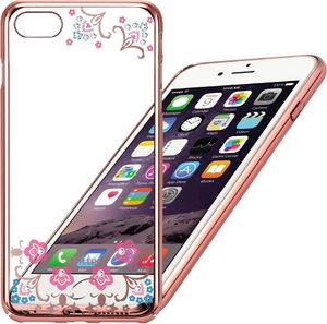 X-FITTED Etui X-FITTED Swarovski IPHONE 6+ Luckyflower jasno różowe PPXHP 6