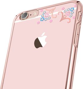 X-FITTED Etui X-FITTED Swarovski IPHONE 6+ Luckyflower jasno różowe PPXHP 7