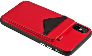X-FITTED Etui X-FITTED retro Trigon czerwone IPHONE X P8DGR 3