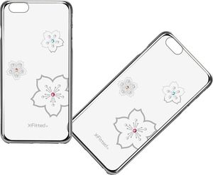 X-FITTED Etui X-FITTED Swarovski IPHONE 6+ Blossomin srebrne PPFHS 6