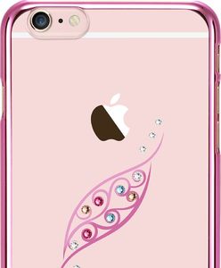 X-FITTED Etui X-FITTED Swarovski IPHONE 6+ Leaf różowe PPJYP 2