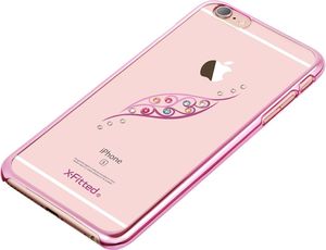 X-FITTED Etui X-FITTED Swarovski IPHONE 6+ Leaf różowe PPJYP 3