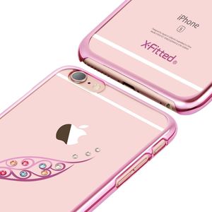 X-FITTED Etui X-FITTED Swarovski IPHONE 6+ Leaf różowe PPJYP 4