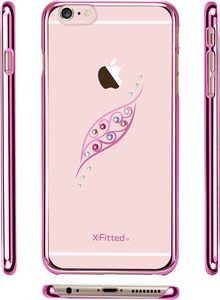 X-FITTED Etui X-FITTED Swarovski IPHONE 6+ Leaf różowe PPJYP 5