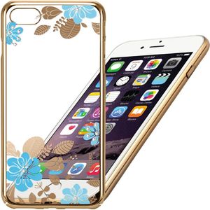 X-FITTED Etui X-FITTED Swarovski IPHONE 6+ Blueflora złote PPYSB 5