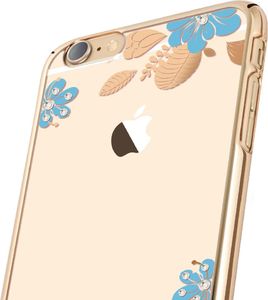 X-FITTED Etui X-FITTED Swarovski IPHONE 6+ Blueflora złote PPYSB 6