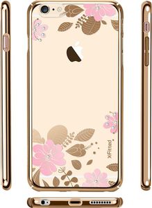 X-FITTED Etui X-FITTED Swarovski IPHONE 6+ Pinkflora złote PPYSP 4