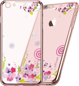 X-FITTED Etui X-FITTED Swarovski IPHONE 6+ Colorful floral jasno różowe PPQHP 1