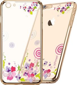 X-FITTED Etui X-FITTED Swarovski IPHONE 6+ Colorful floral złote PPQHG 1