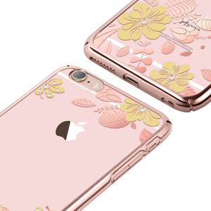 X-FITTED Etui X-FITTED Swarovski IPHONE 6+ Yellowflower różowe PPYSY 3