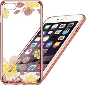 X-FITTED Etui X-FITTED Swarovski IPHONE 6+ Yellowflower różowe PPYSY 5