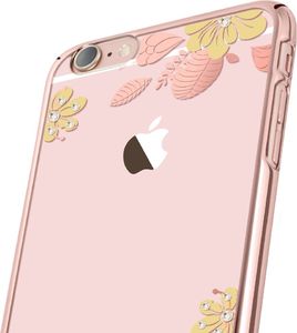 X-FITTED Etui X-FITTED Swarovski IPHONE 6+ Yellowflower różowe PPYSY 6