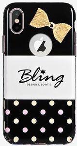 X-FITTED Etui X-FITTED metal Bownknot IPHONE X Dot Bling secret P8JSD 1