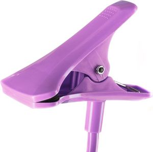 Hurtel Uniwersalny elastyczny uchwyt 360 z klipsem na telefon fioletowy 2