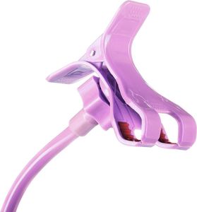 Hurtel Uniwersalny elastyczny uchwyt 360 z klipsem na telefon fioletowy 3