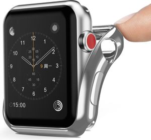 Dux Ducis Etui żelowe srebrne Apple Watch seria 2/3 42 mm 1