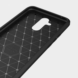 Hurtel Carbon Case elastyczne etui pokrowiec Huawei Mate 20 Lite czarny 7