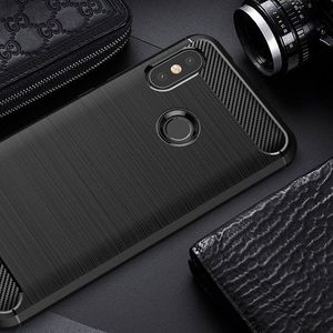 Hurtel Carbon Case elastyczne etui pokrowiec Xiaomi Mi A2 Lite / Redmi 6 Pro niebieski 11