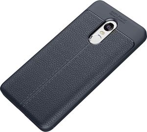 Hurtel Litchi Pattern elastyczne etui pokrowiec Xiaomi Redmi 5 Plus / Redmi Note 5 (single camera) niebieski 2