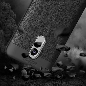 Hurtel Litchi Pattern elastyczne etui pokrowiec Xiaomi Redmi 5 Plus / Redmi Note 5 (single camera) czarny 4