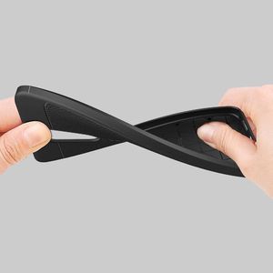 Hurtel Litchi Pattern elastyczne etui pokrowiec Xiaomi Redmi 5 Plus / Redmi Note 5 (single camera) czarny 5