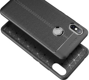 Hurtel Litchi Pattern elastyczne etui pokrowiec Xiaomi Redmi S2 niebieski 3