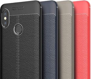 Hurtel Litchi Pattern elastyczne etui pokrowiec Xiaomi Redmi S2 niebieski 5