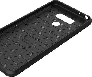 Hurtel Etui LG G6 H870 Carbon Case elastyczne pokrowiec czarny 2
