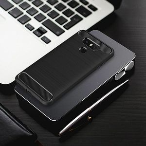 Hurtel Etui LG G6 H870 Carbon Case elastyczne pokrowiec czarny 5