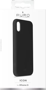 Puro PURO ICON Cover - Etui iPhone XR (czarny) Limited edition 8