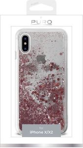 Puro Etui Aqua Winter Cover iPhone X Rose Gold 2