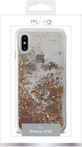 Puro Etui Aqua Winter Cover iPhone X Gold 2