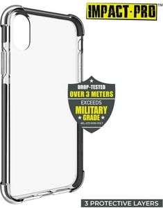 Puro PURO Impact Pro Hard Shield - Etui iPhone XR (czarny) 1
