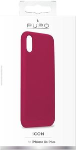 Puro Etui Icon Cover iPhone XS Max fuksja Limited edition 4