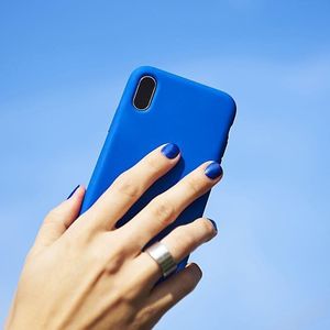 Puro Etui Icon Cover iPhone Xs Max granatowe Limited edition 6