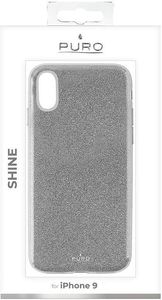Puro PURO Glitter Shine Cover - Etui iPhone XR (Silver) 2