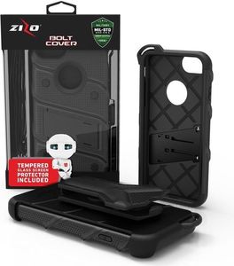 Zizo Pancerne etui iPhone 7 ze szkłem 9H na ekran (czarny) 4