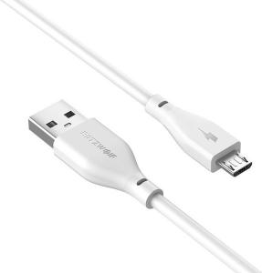 Kabel USB Blitzwolf Micro USB M - USB 2.0 M; 0,30m; kolor biały (BW-MC10) 5