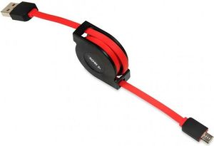 Kabel USB iBOX Micro USB, zwijany, 0.75m 2