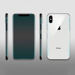 Ringke Invisible Defender 2x folia ochronna na cały ekran i boki telefonu TPU Apple iPhone X (IFAP0003-RPKG) 2