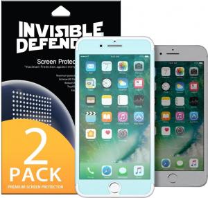 Ringke Invisible Defender 2x folia ochronna na cały ekran i boki telefonu TPU iPhone 8 Plus / 7 Plus (IFAP0002-RPKG) 1