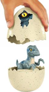 Figurka Mattel Jurassic World Jajkozaury Velociraptor Blue 2