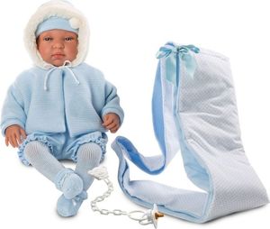 Llorens Lalka bobas Bebo w chuście 44cm (84421) 1