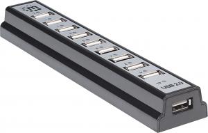 HUB USB Manhattan 10x USB-A 2.0 (161572) 5