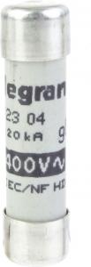 Legrand Wkładka bezpiecznikowa cylindryczna 8,5x31,5mm 4A gG 400V (012304) 1