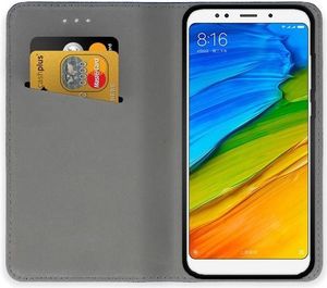 Etui portfel flip magnet XIAOMI REDMI 5+ czarny 2