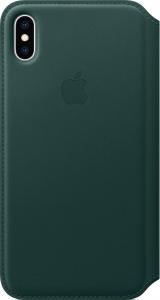 Apple Skórzane etui folio iPhone XS Max - leśna zieleń-MRX42ZM/A 1