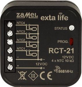 Zamel Radiowy czujnik temperatury 4-kanałowy 12VDC RCT-21/12V EXL10000025 1