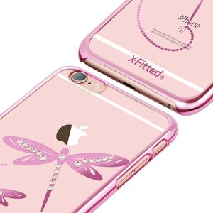 X-FITTED Etui X-FITTED Swarovski IPHONE 6+ Dragonfly różowe PPDTP 3