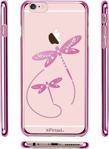 X-FITTED Etui X-FITTED Swarovski IPHONE 6+ Dragonfly różowe PPDTP 5